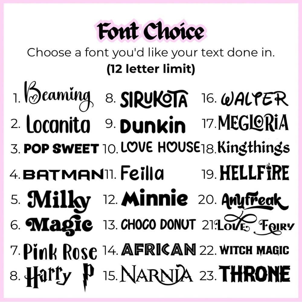 Custom Name Tumbler Sticker – Waterproof Vinyl Decal – Handmade - Picture 7 of 9